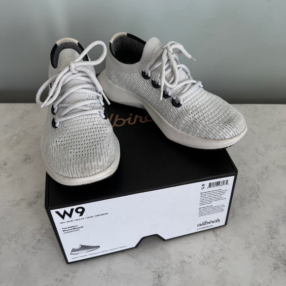 Women's Allbirds Tree Dasher 2 Blizzard White Running Shoes - Size 9 - Picture 1 of 9